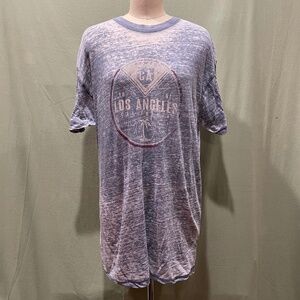 Los Angeles, California Oversized T-Shirt - Women's Small - Premium 51